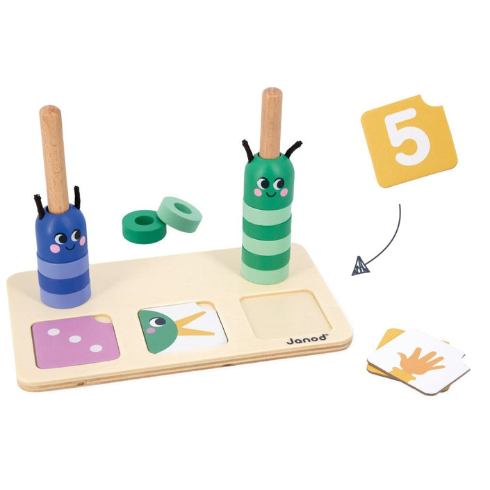 JANOD cijferspel tellen en vergelijken 3 jr+