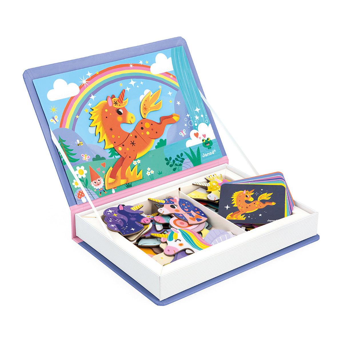 JANOD magneetboek eenhoorns 3jr+