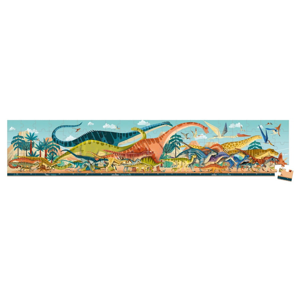 JANOD puzzel Panorama Dino 6jr+ / 100 stks kopen