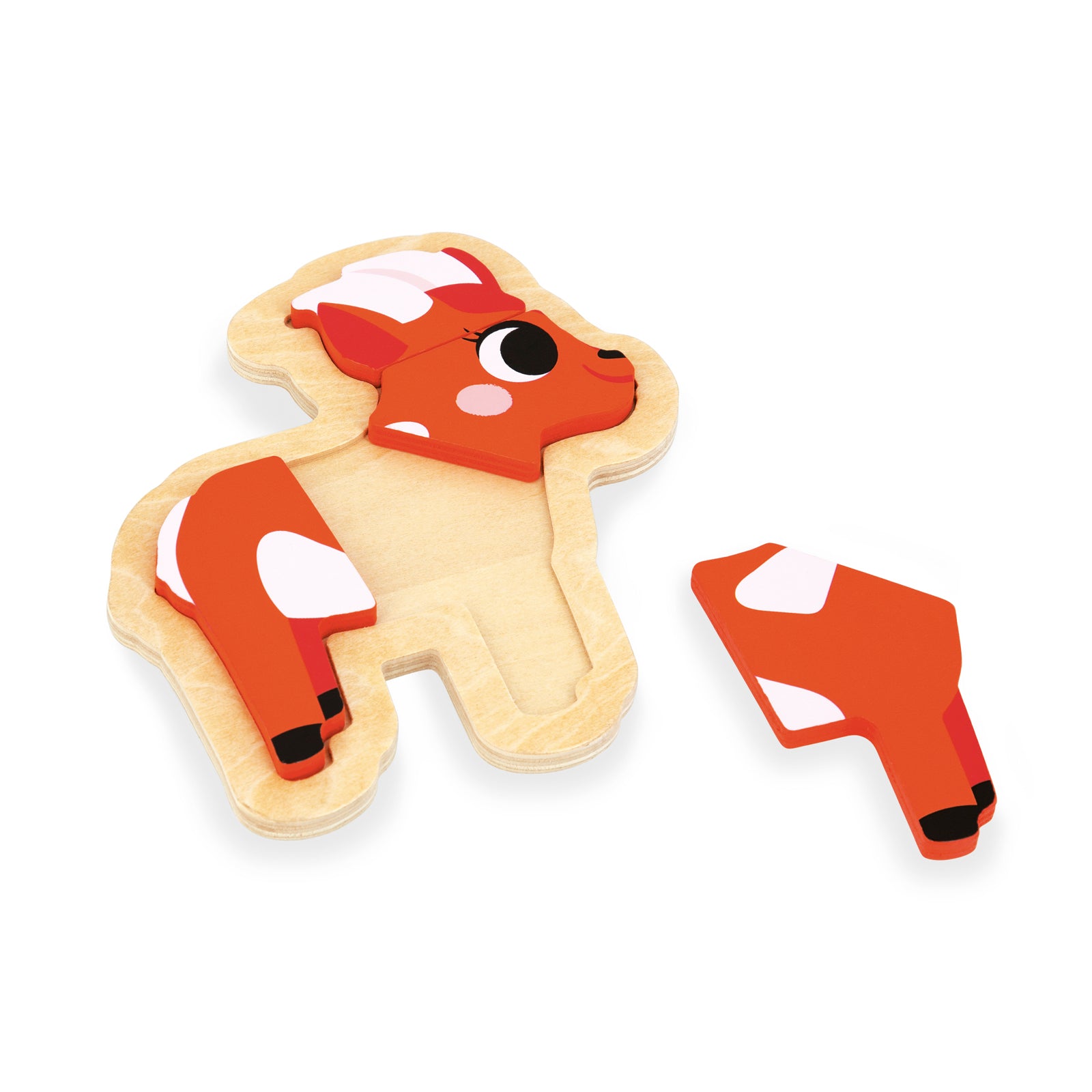 JANOD puzzel boerderij 18 m+ / 2-3-4-5 stks