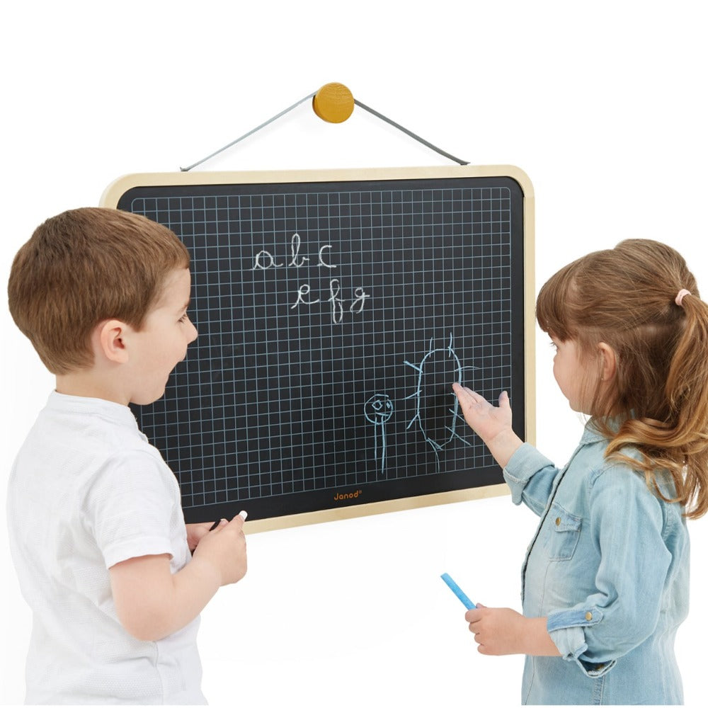 JANOD schoolbord dubbelzijdig 60 cm 3 jr+