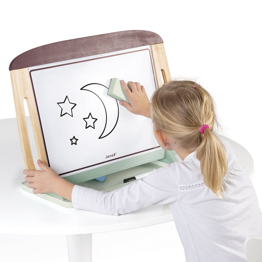JANOD schoolbord en whiteboard 53 cm 3 jr+ 119631