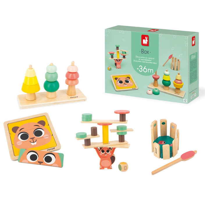JANOD speelbox 4 in 1 - 36 mnd  3 jr+