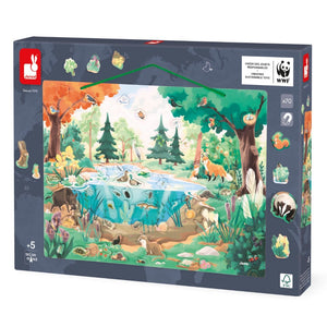 JANOD x WWF magnetisch bord Flora en fauna 5 jr+