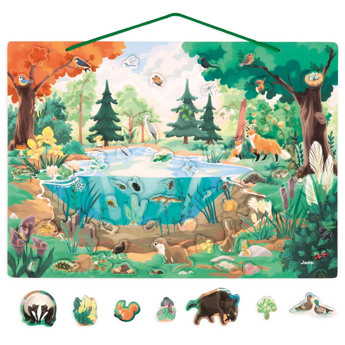 JANOD x WWF magnetisch bord Flora en fauna 5 jr+