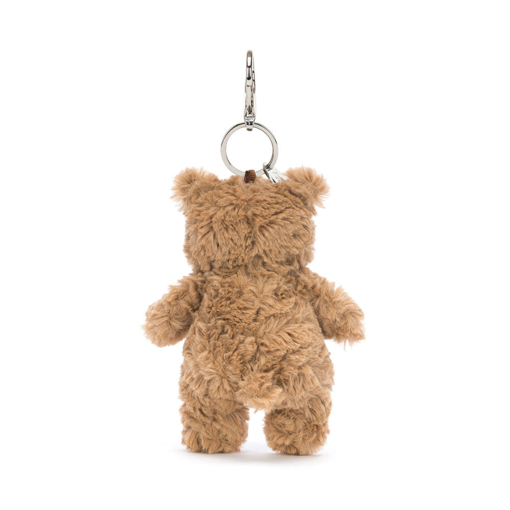 Jellycat Bartholomew Bear bag charm BAR4BCN
