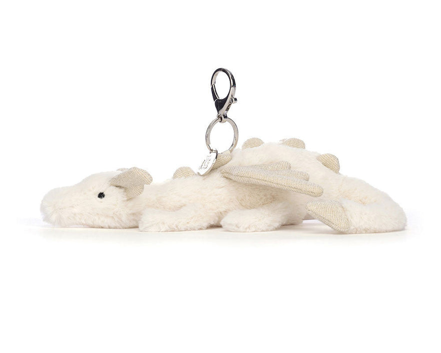 Jellycat bag charm Snow DragonSNW4BCc