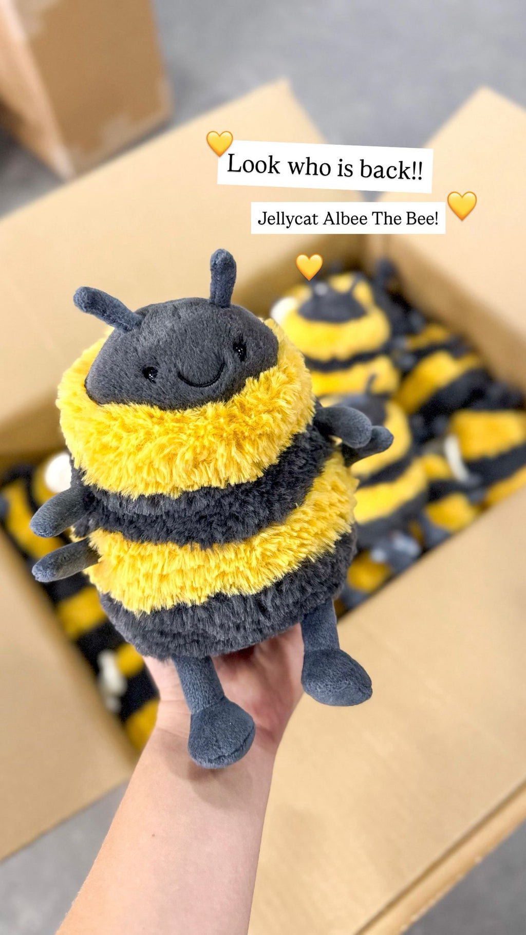 Jellycat knuffel Albee Bee HAP3BEE