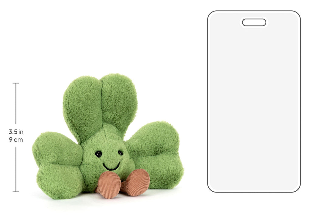 Jellycat knuffel Amuseables Siofra Shamrock Polyester + PE-korrels