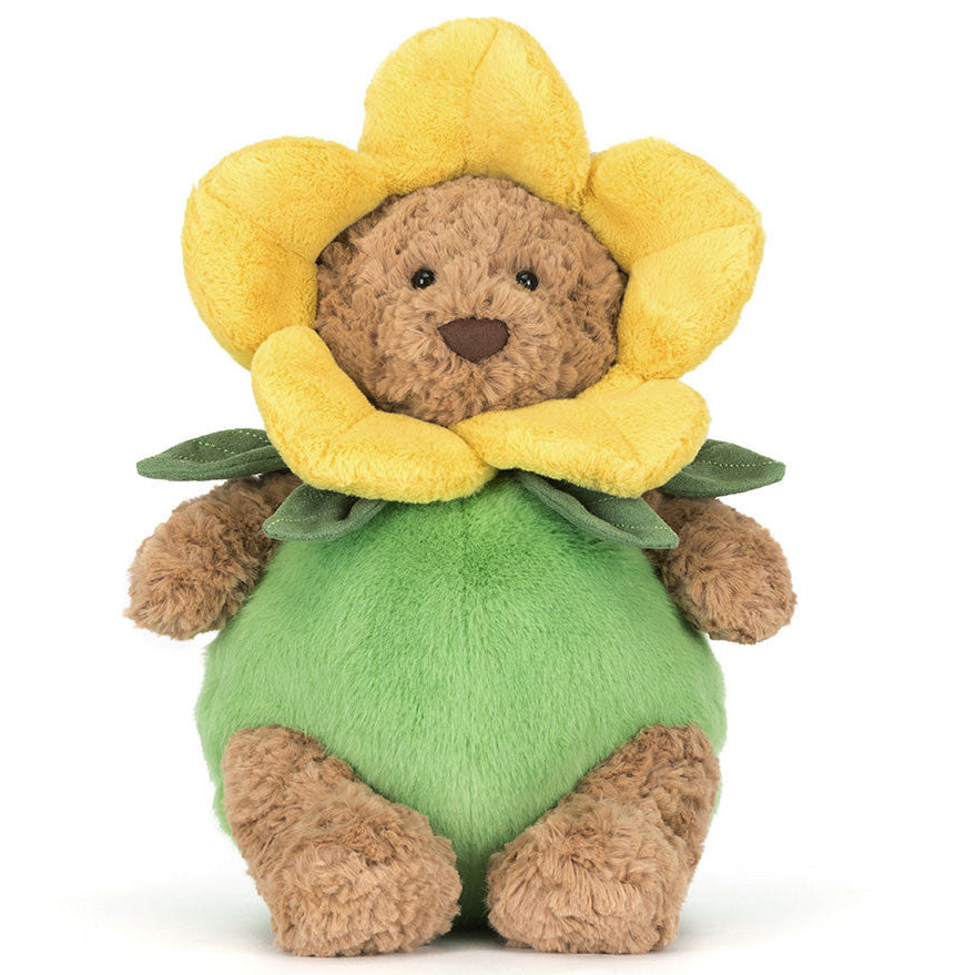 Jellycat knuffel Bartholomew Bear Daffodil Outfit 670983166514 a