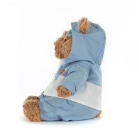 Jellycat knuffel Bartholomew Bear snow suitBARM2SKIb