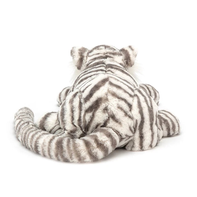 Jellycat knuffel Sacha Snow Tiger little c