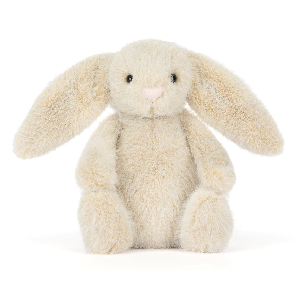 Jellycat knuffel Wheat Flufflet Bunny small polyester + PE-korrels