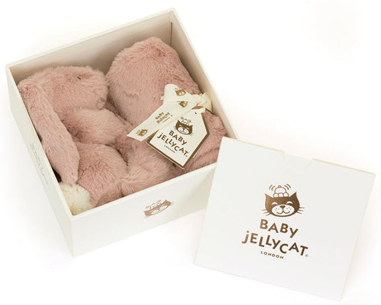 Jellycat knuffeldoekje en knuffel bashful luxe bunny rosa6
