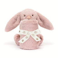 Jellycat knuffeldoekje en knuffel bashful luxe bunny rosa4