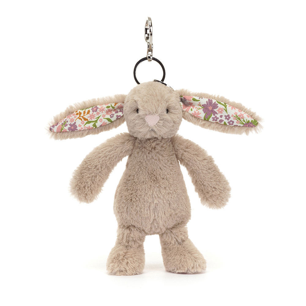 Jellycat bag charm bunny petal beige kopen