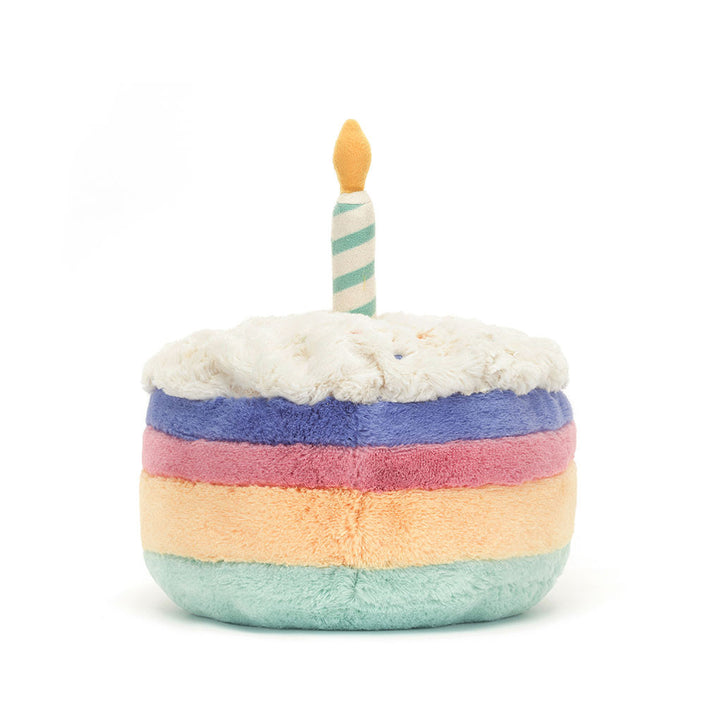 Jellycat knuffel Amuseables Rainbow Birthday Cake