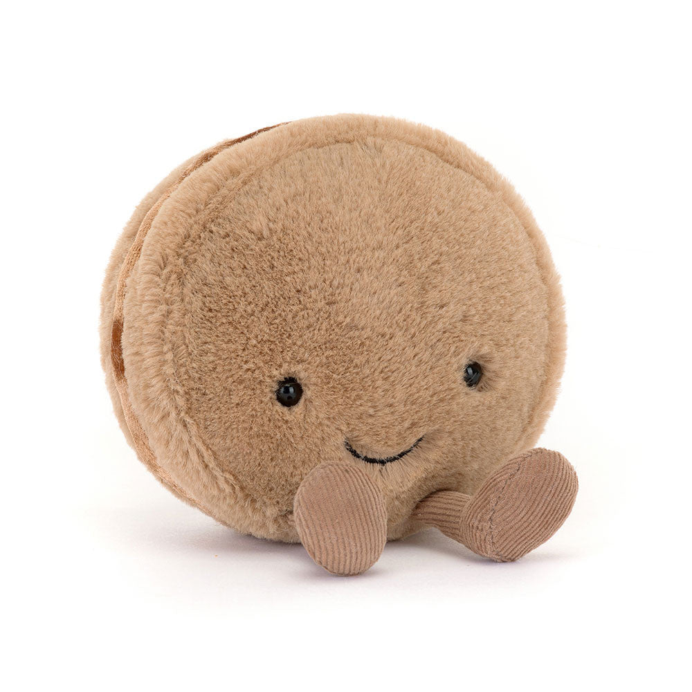 Jellycat knuffel Amuseables Mona Macaron chocolade kopen