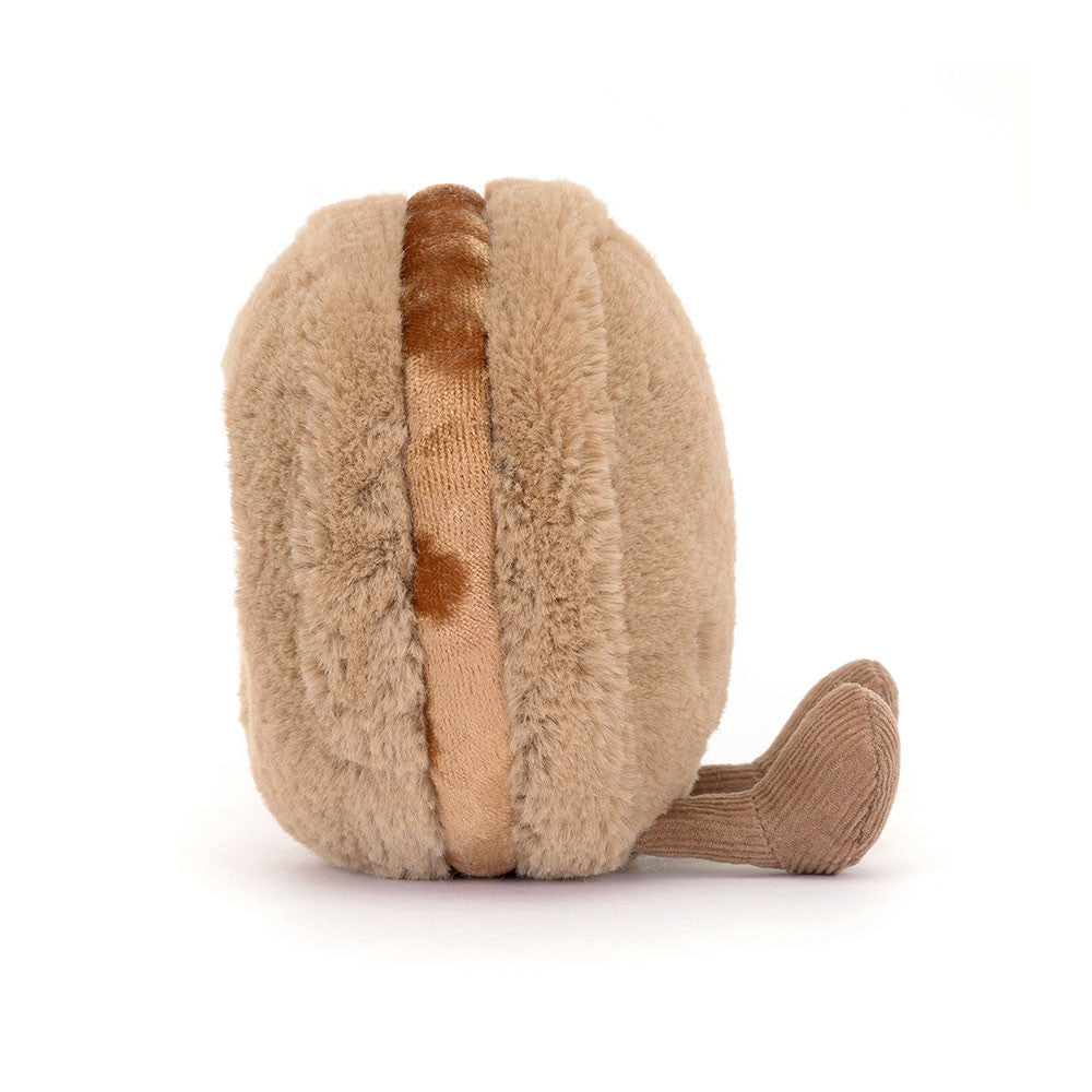 Jellycat knuffel Amuseables Mona Macaron chocolade A6MACC