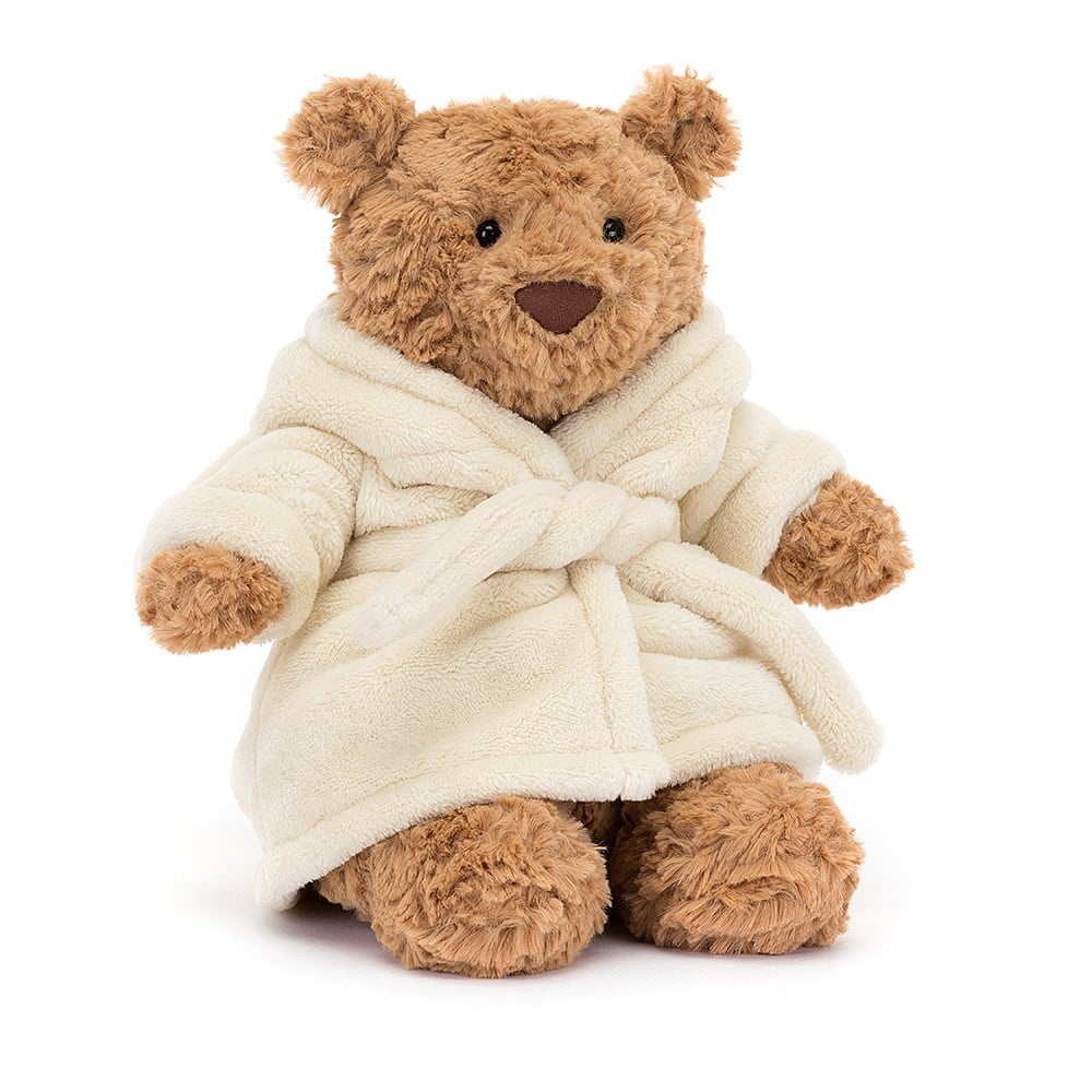 Jellycat knuffel Bartholomew Bear bathrobe kopen