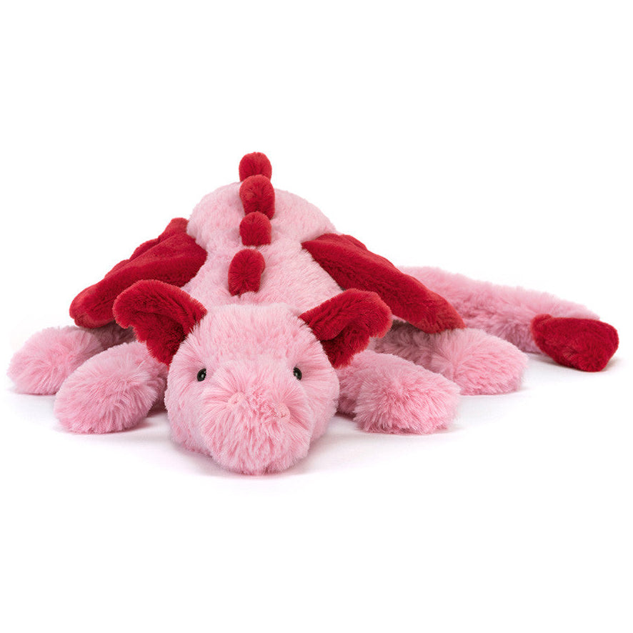 Jellycat knuffel Heart Dragon 100% polyester