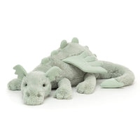 Jellycat knuffel Sage Dragon huge
