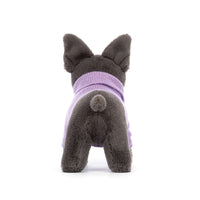 Jellycat knuffel Sweater French Bulldog purple