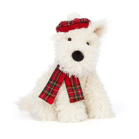Jellycat knuffel Winter Warmer Munro Scottie Dog