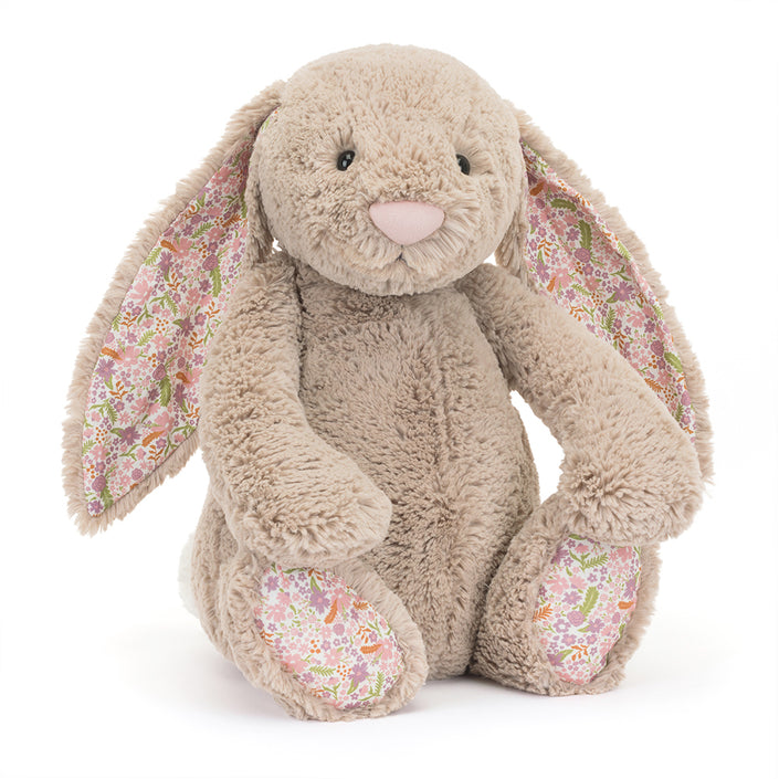 Jellycat knuffel blossom bunny beige petal huge