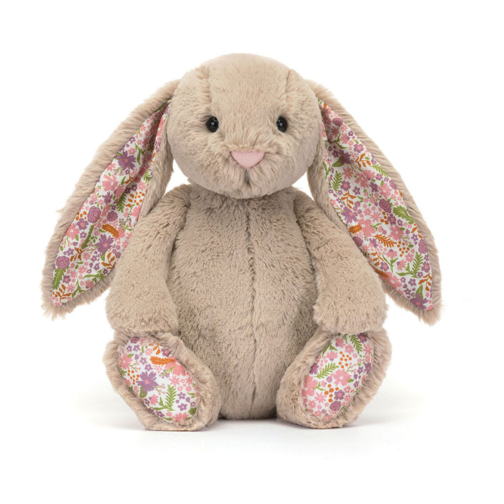 Jellycat knuffel blossom bunny beige petal medium