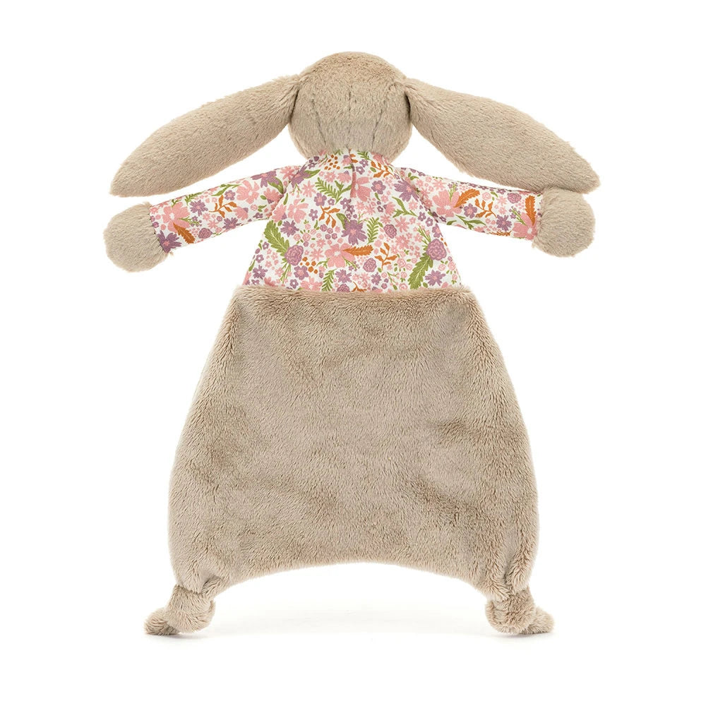 Jellycat knuffeldoekje blossom beige bunny petal 670983160796