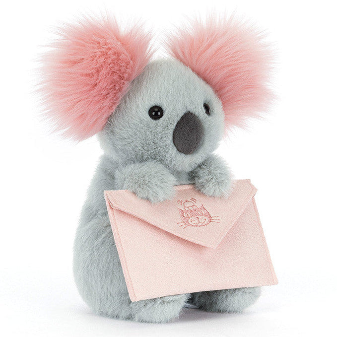 Jellycat knuffel messenger koala