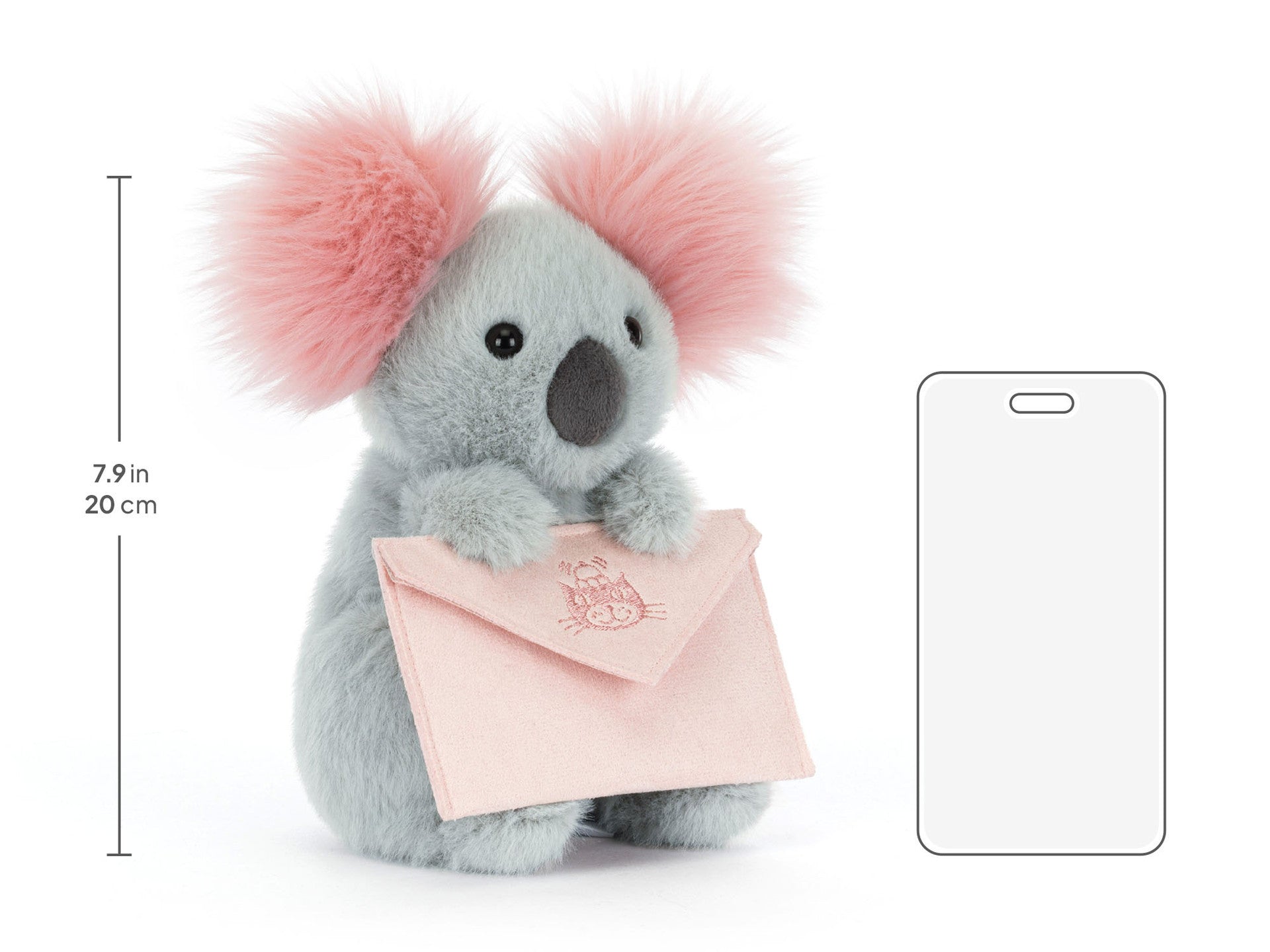 Jellycat knuffel messenger koala