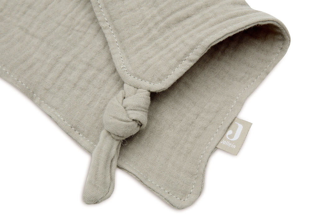 Jollein knuffeldoekje bunny ears olijf groen