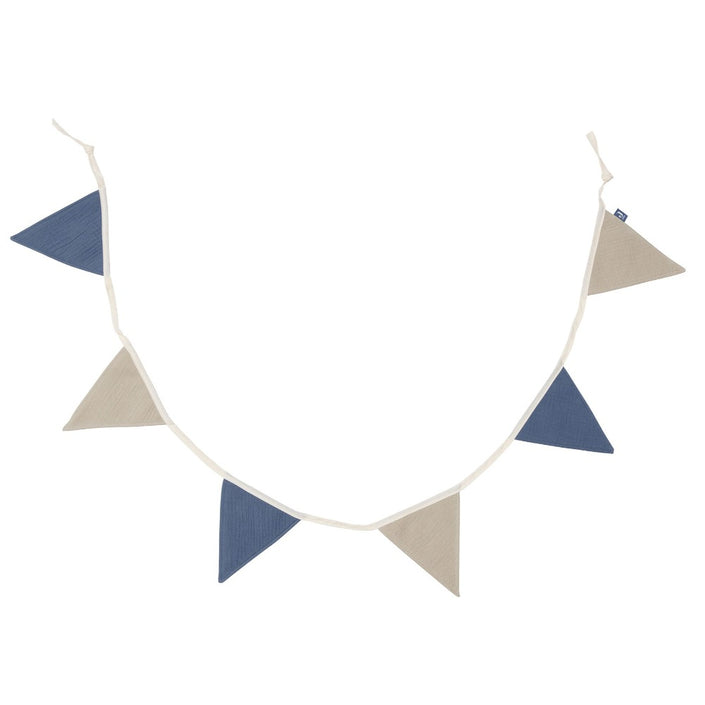 Jollein vlaggenslinger jeans blue 200 cm