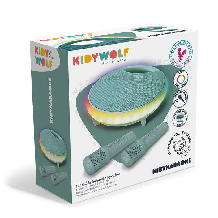 Kidywolf karaoke set 2 microfoons 5 jr+
