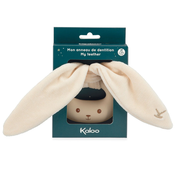 Kaloo bijtring konijn creme 0 jr+