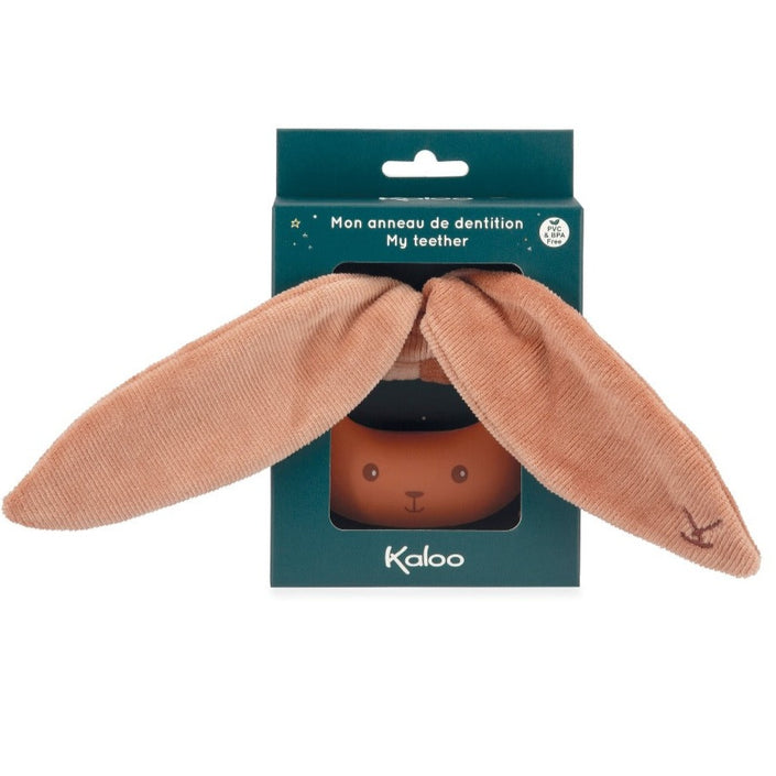 Kaloo bijtring konijn terracotta 0 jr+