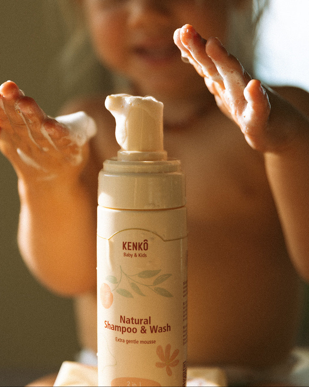 Kenko natural shampoo & wash mousse baby + kids 8721398155302