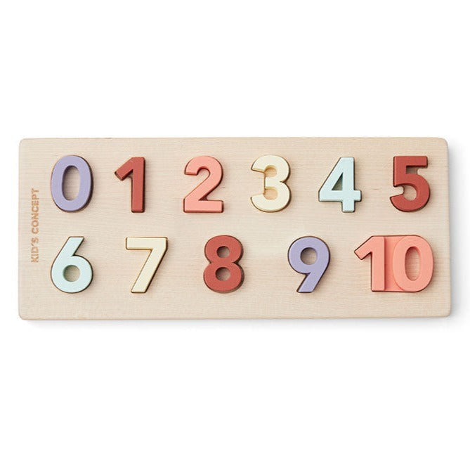 Kids Concept puzzel cijfers 1-10 3 jr+