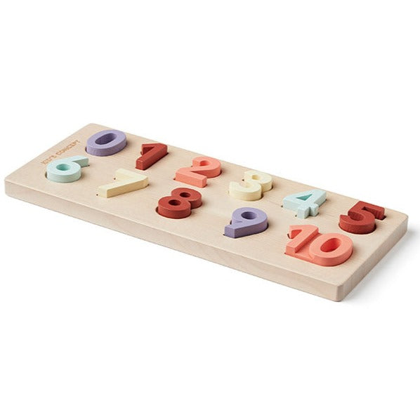 Kids Concept puzzel cijfers 1-10 3 jr+