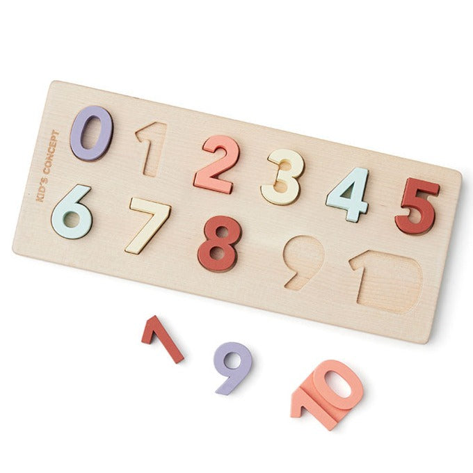 Kids Concept puzzel cijfers 1-10 3 jr+ 7340028734529