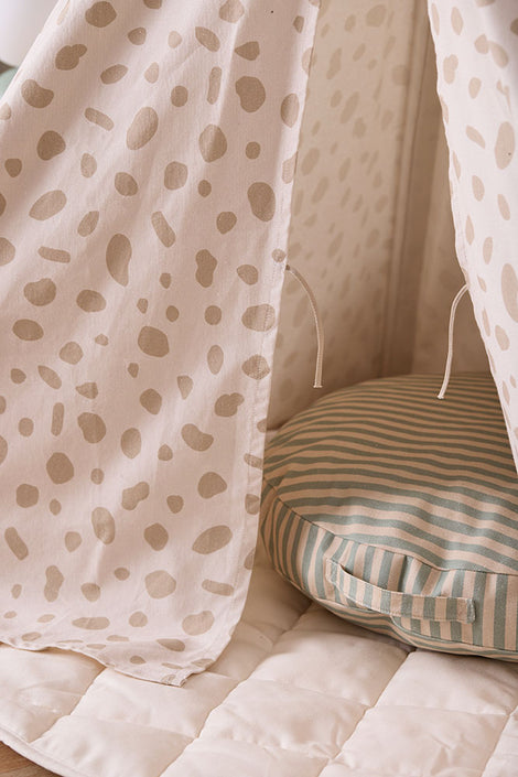 Kids Concept tipi tent sand dots