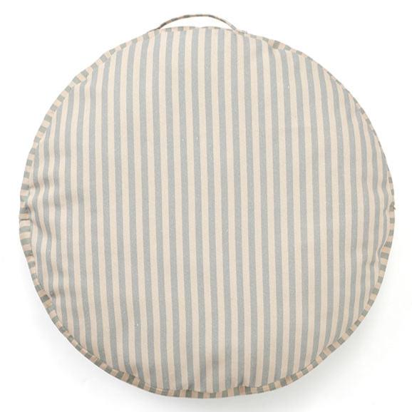 Kids Concept vloerkussen streep blauw 60 cm