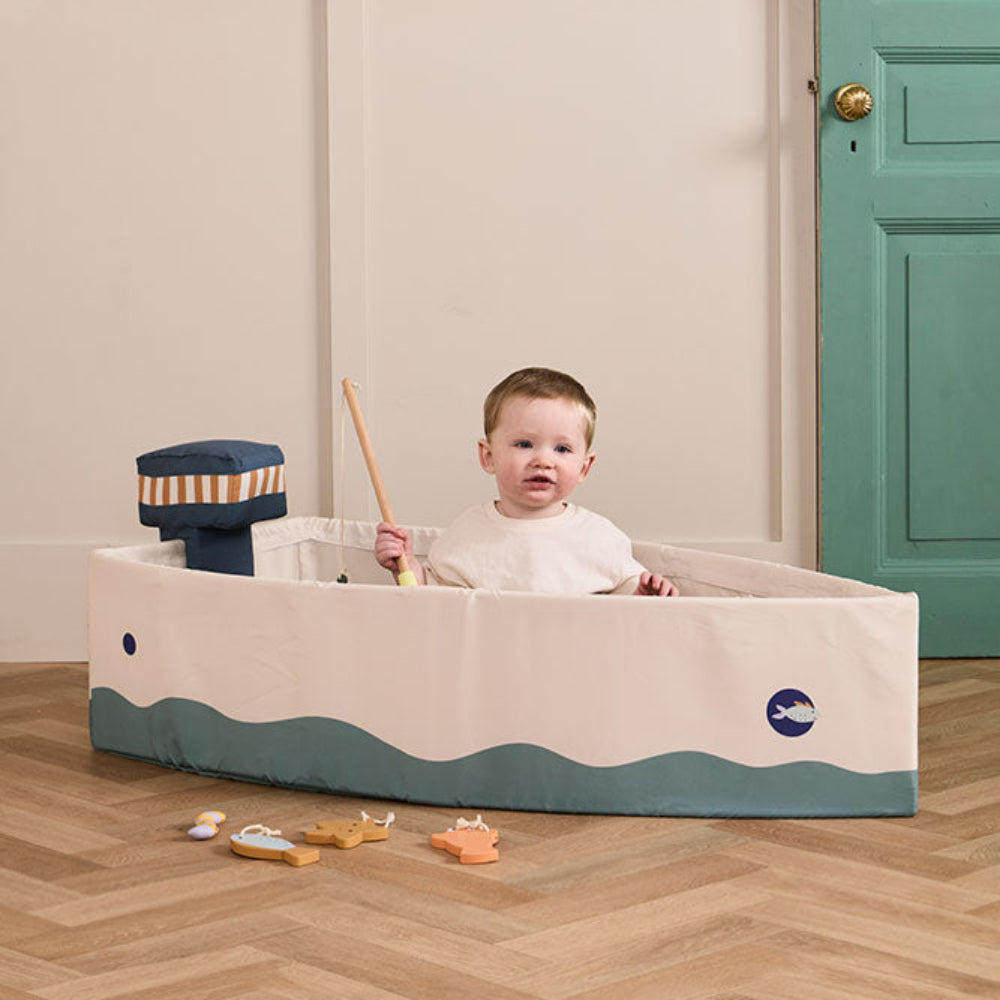 Kids Concept boot met vis spel 18 mnd+
