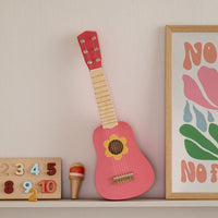 Kids Concept gitaar bloem roze1000951d