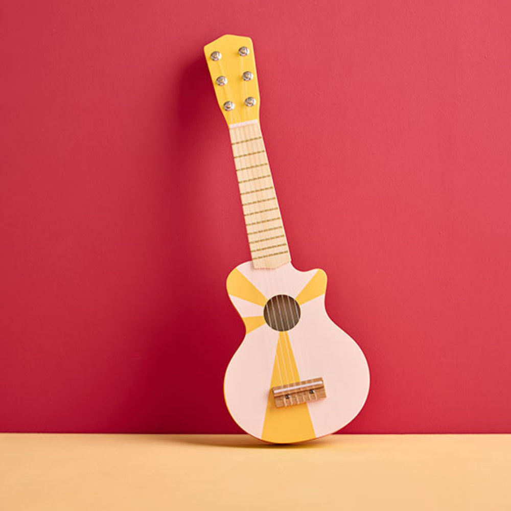 Kids Concept gitaar geel wit 7340028735809