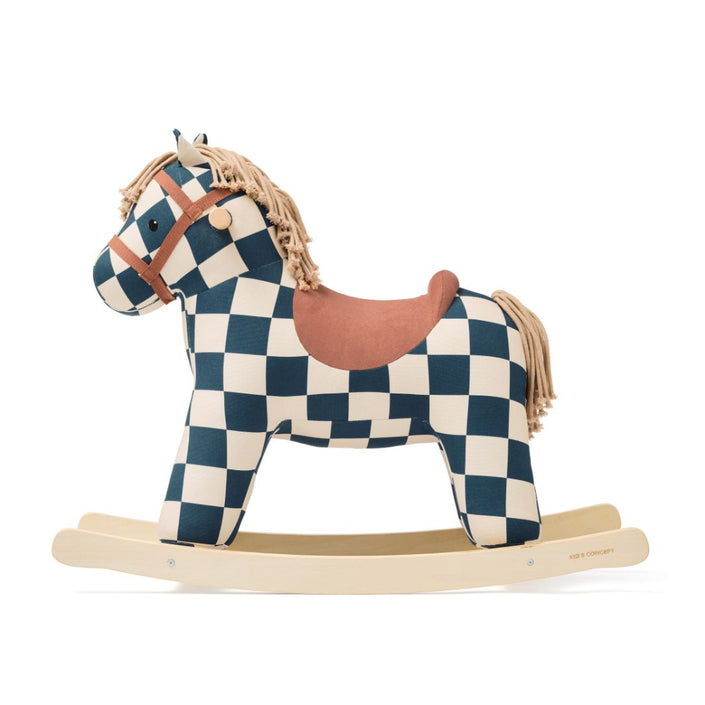 Kids Concept hobbelpaard Miro ruitjes 18 mnd 7340028736813 d