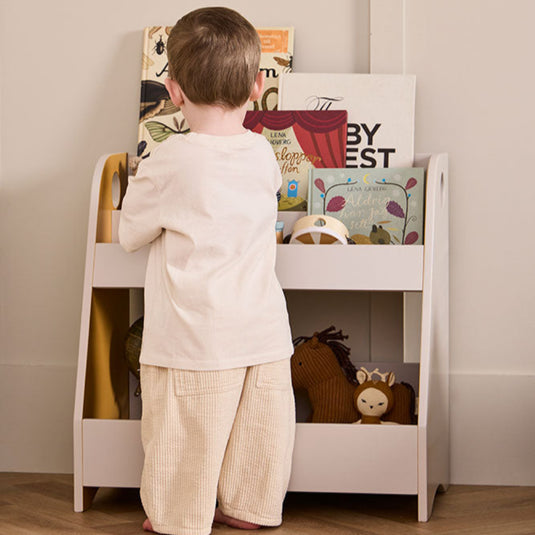 Kids Concept speelgoedkast geel grijs1000968