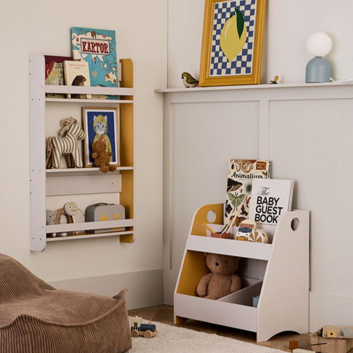 Kids Concept speelgoedkast geel grijs1000968f